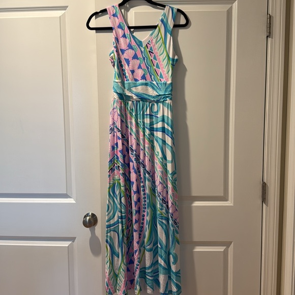 Colorful Patterned Maxi Dress - Picture 4 of 5